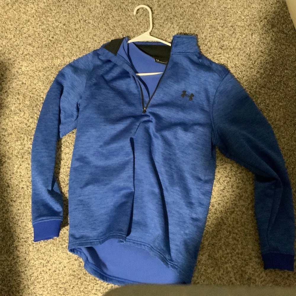 Under Armour, Blue, Medium, Men’s long-sleeve